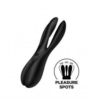 Vibrador Threesome 2 Negro