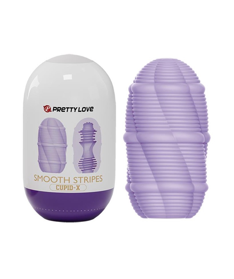 Smooth Stripes Cupid X Huevo Masturbador