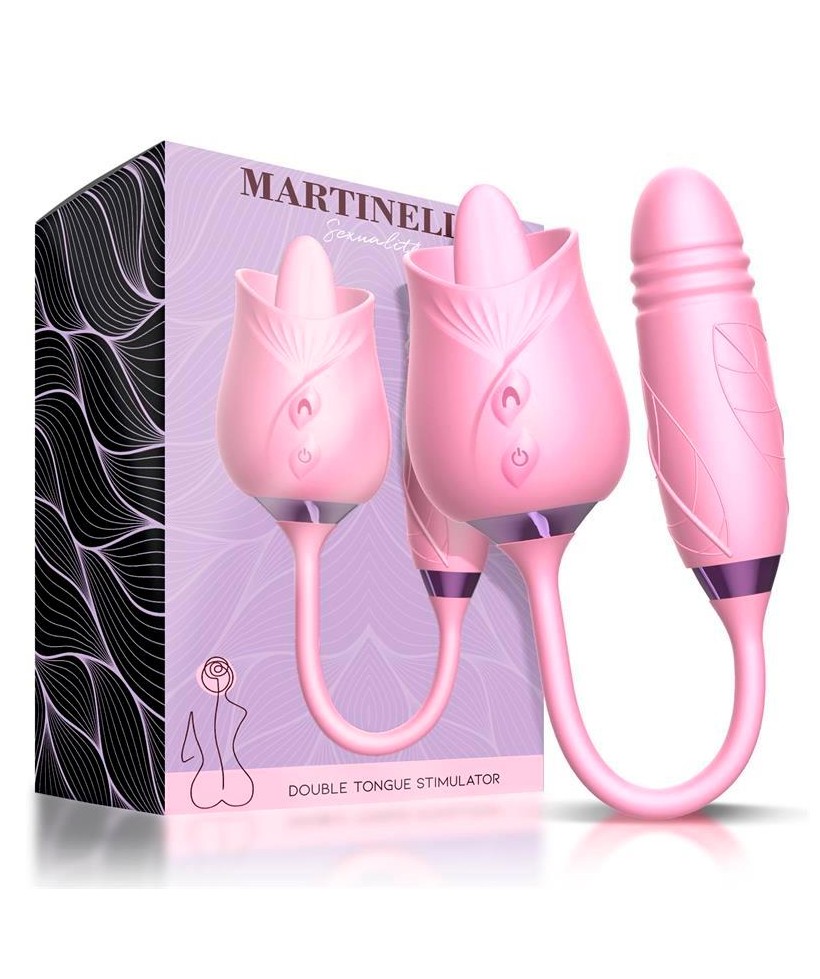 Martinella Lengua Estimuladora Clitoris y Huevo con Thrusting