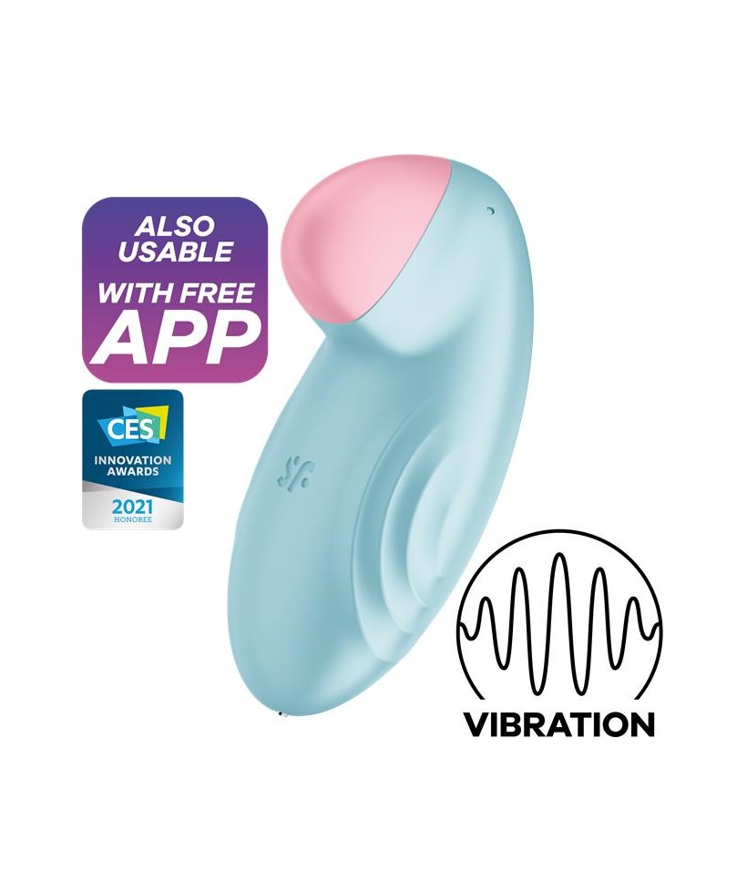 Tropical Tip con APP Satisfyer Connect Light Blue