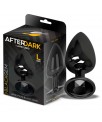 Blackgem Plug Anal Metalico con Joya Negro Talla L
