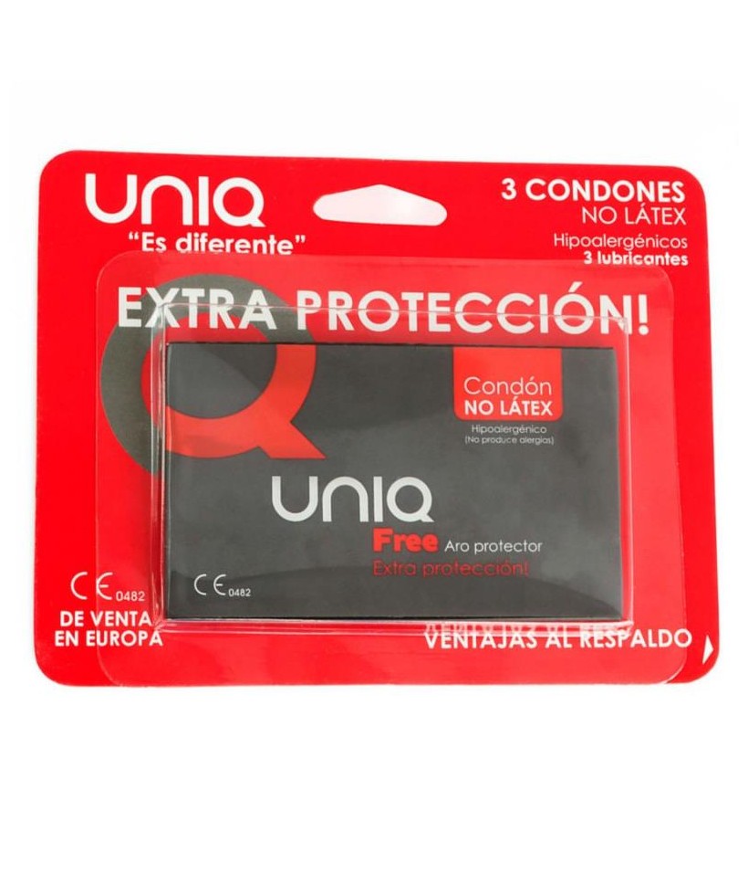 Preservativos Free Condoms sin Latex 3 Unidades