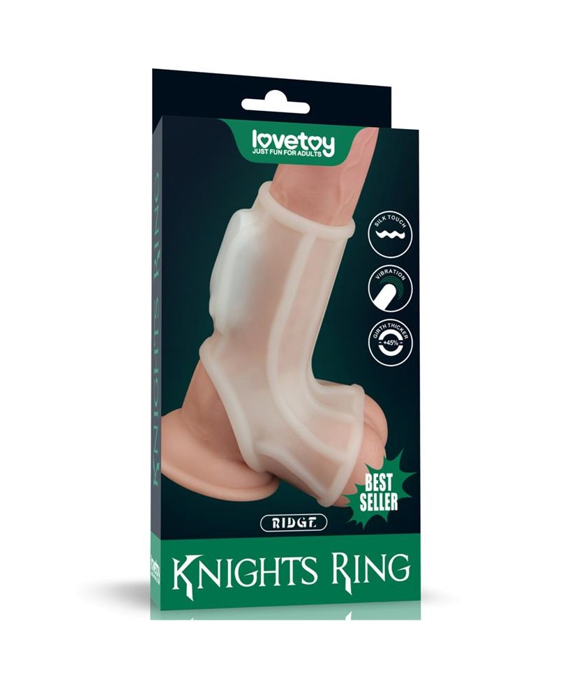 Funda el pene y testiculos con vibracion Ridge Knights