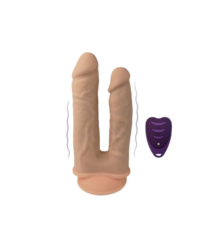 Dildo Doble Penetracion 2 Motores Control Remoto