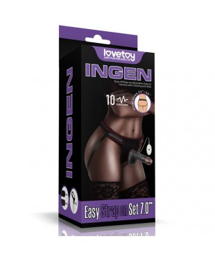 Arnés Ajustable con Dildo 10 Funciones 7.0