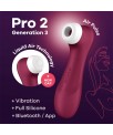 Pro 2 Gen 3 Liquid Air Technology Succion y Vibracion App Connect Wine Red Rojo Vino