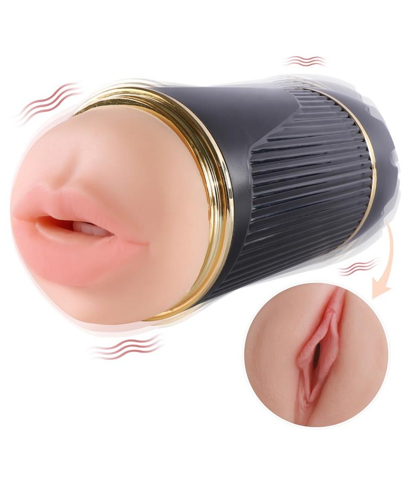 Masturbador Doble Vagina y Boca Kay