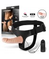Eleto Arnes con Dildo Hueco Desmontable Vibracion y Control Remoto