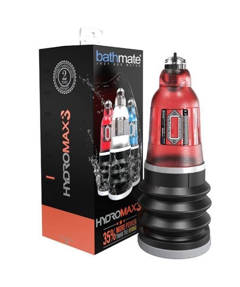 Bomba para el Pene Hydromax3 Rojo