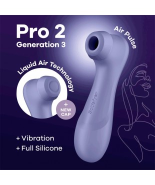 Pro 2 Gen 3 Liquid Air Technology Succión y Vibración Lilac