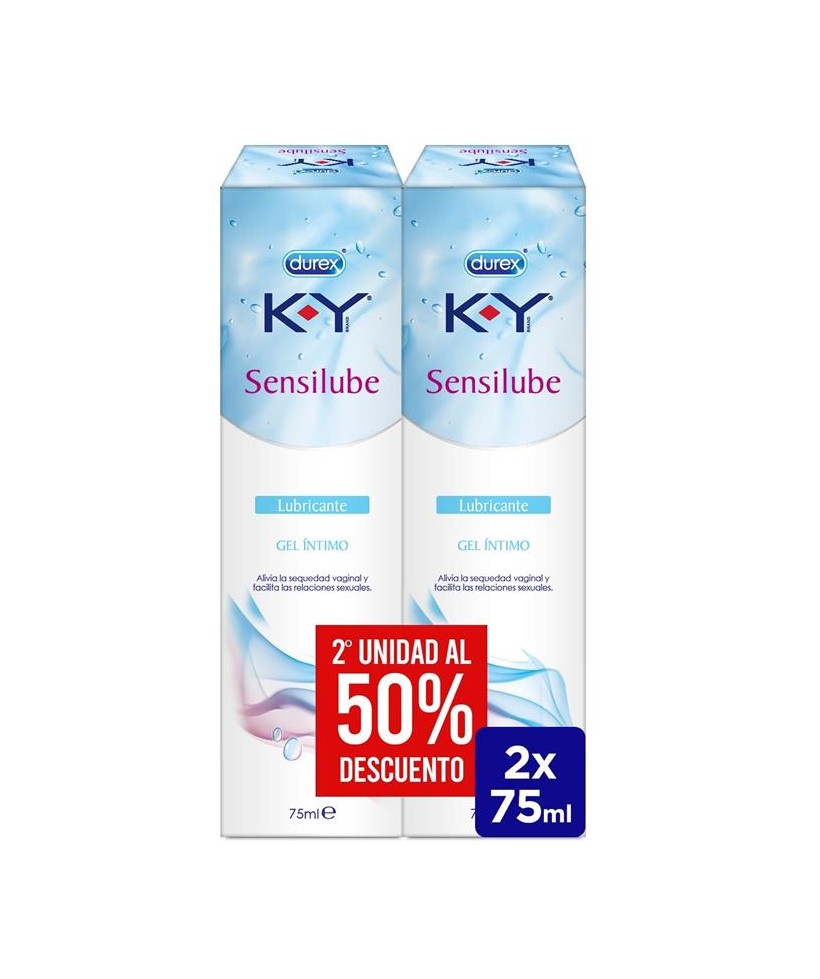 Lubricante Base Agua Duplo KY Sensilub 75ml