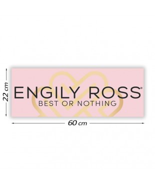 Cartel Promocional Engily Ross 60 cm x 22 cm