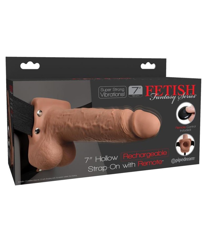 Arnes Elastico con Dildo Hueco 7 10 Funciones Control Remoto USB