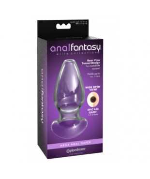 Plug Anal Mega Anal Gaper Transparente