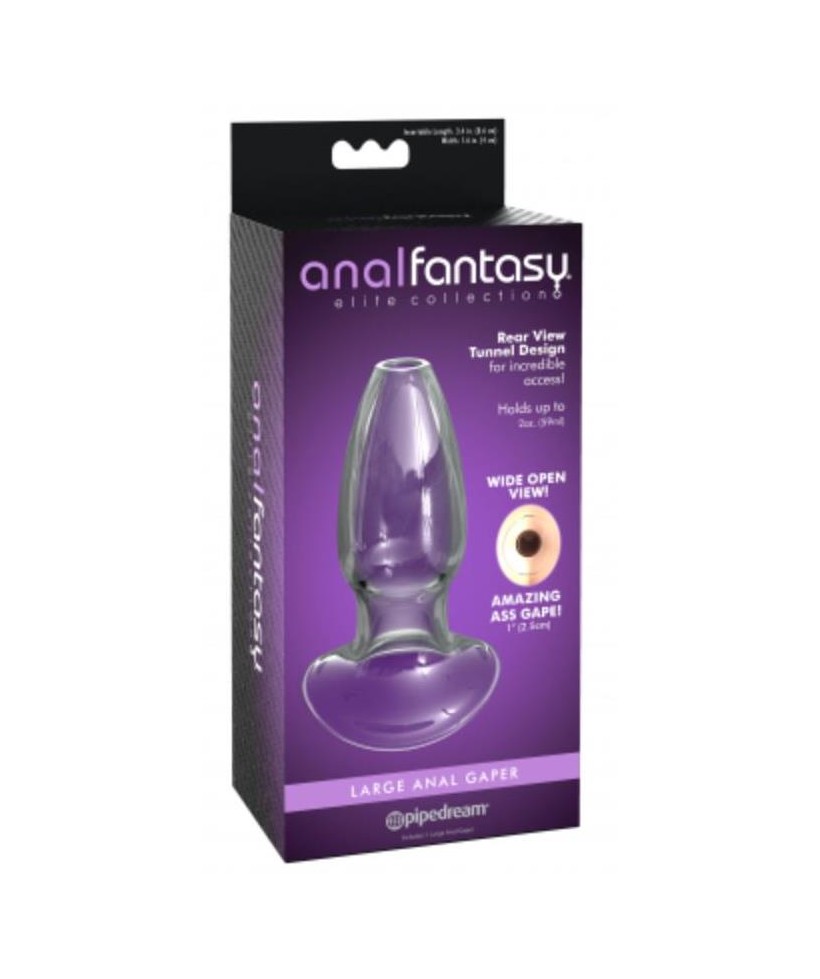 Plug Anal Gaper Grande Transparente