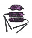 Esposas y Mascara Burlesque Purpura