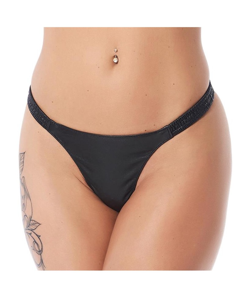 Tanga Cuero Elastico