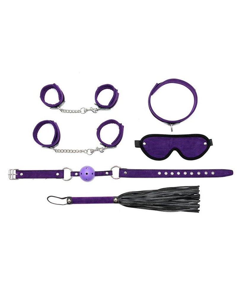 Set de Bondage 6 Piezas Purpura