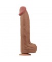 Dildo Dual Density Piel Deslizante Retractil 14
