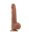Dildo Dual Density Piel Desizante Retractil 115