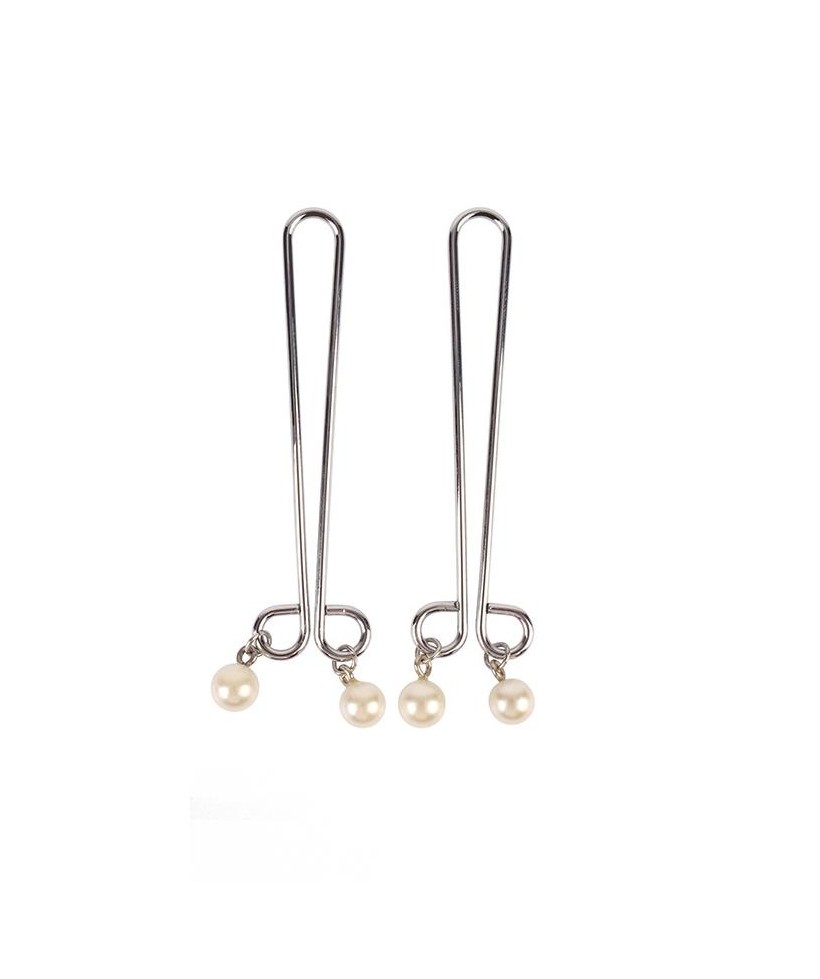 Senuelo Pinzas para Pezones co Perlas