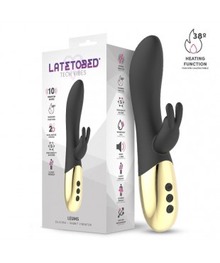 Leums Vibrador Rabbit con Función de Calor Punto G USB Magnético