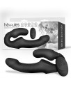 Strap on Vibrador Doble sin Arnes con Control Remoto