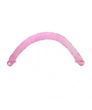 Dildo Doble Color Rosa 44 cm