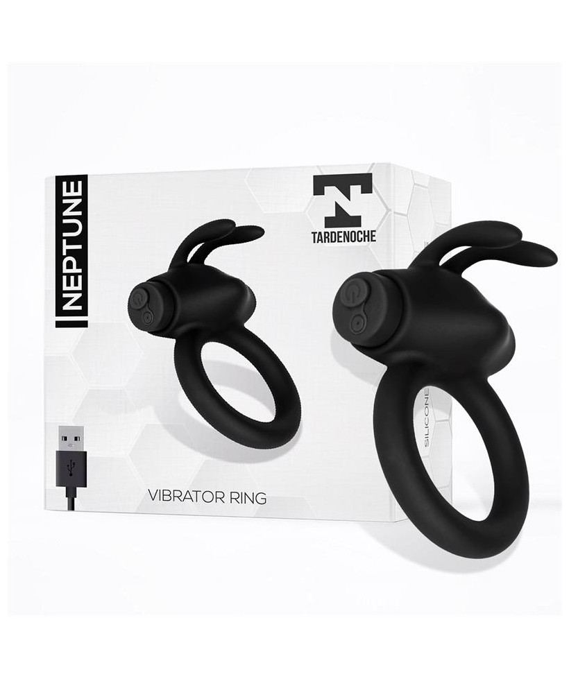 Neptune Anillo Vibrador Silicona Recargable USB