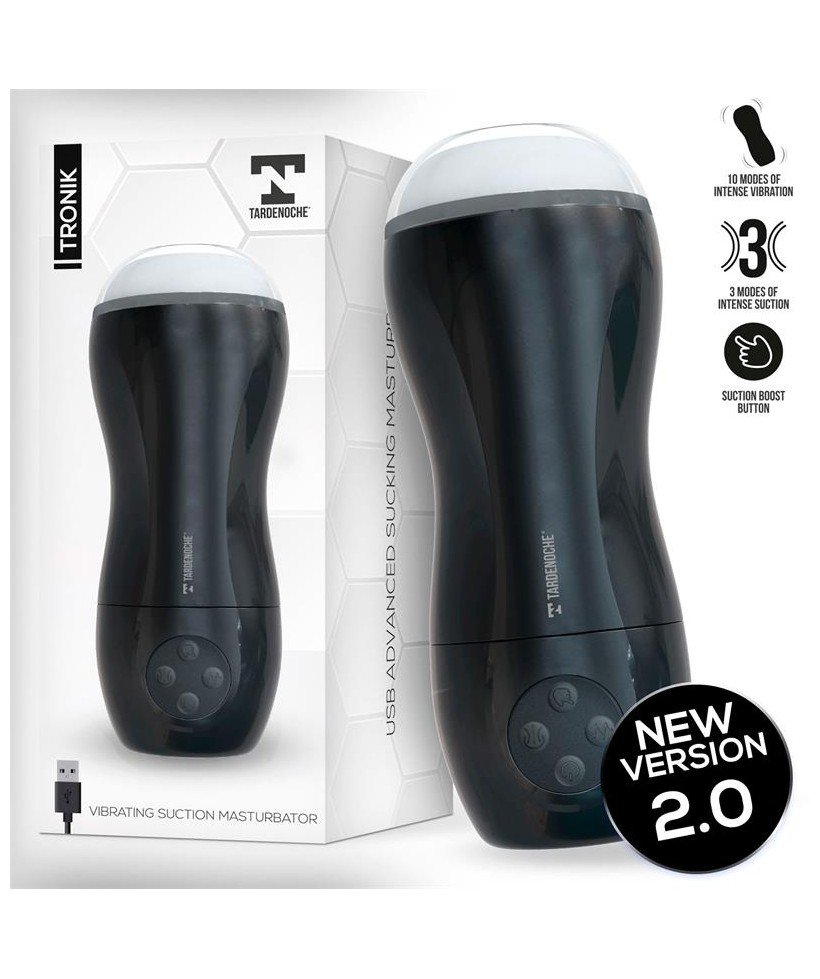 Tronik 20 Masturbador con Succion y Vibracion USB
