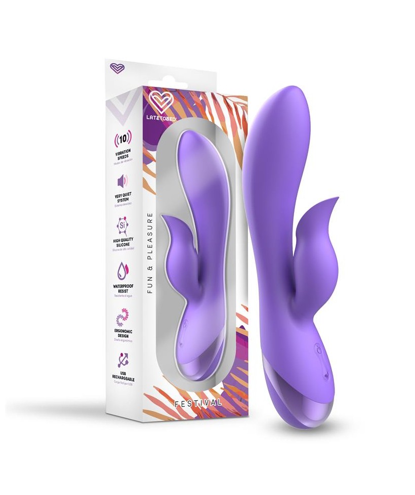Vibrador Engar USB Purpura