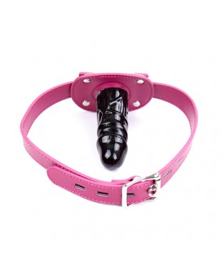 Mordaza de Dildo Ajustable 46-58 cm - Dildo: 10 cm