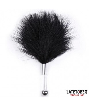 Estimulador de Plumas con Mango de Metal