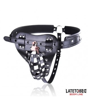 Cinturón de Castidad Masculino con Candado Ajustable