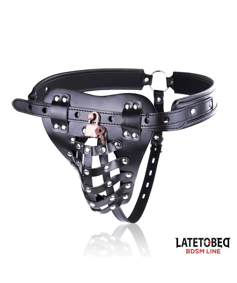 Cinturon de Castidad Masculino con Candado Ajustable