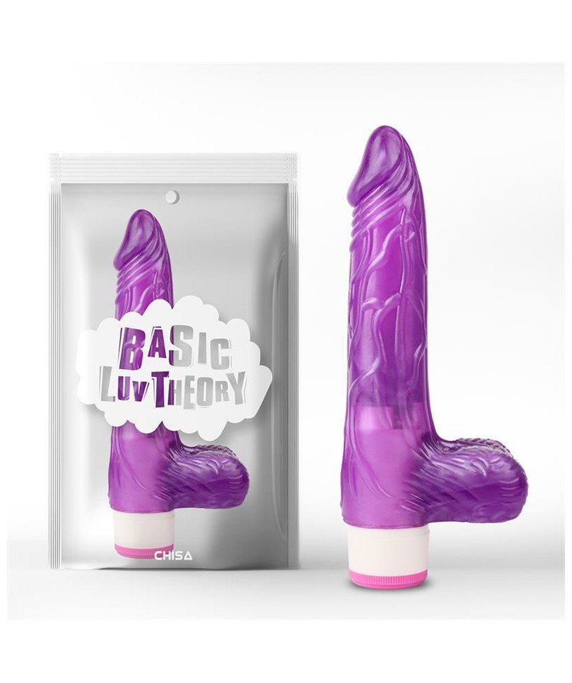 Vibrador Multi Velocidad Realista Purpura 20cm