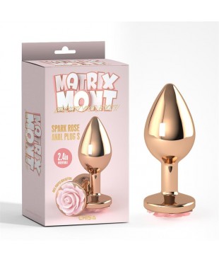 Plug Anal con Joya Spark Rose Talla S