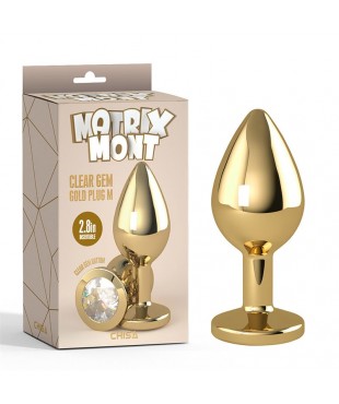 Plug Anal de Metal con Joya Talla M