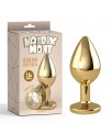 Plug Anal de Metal con Joya Talla M