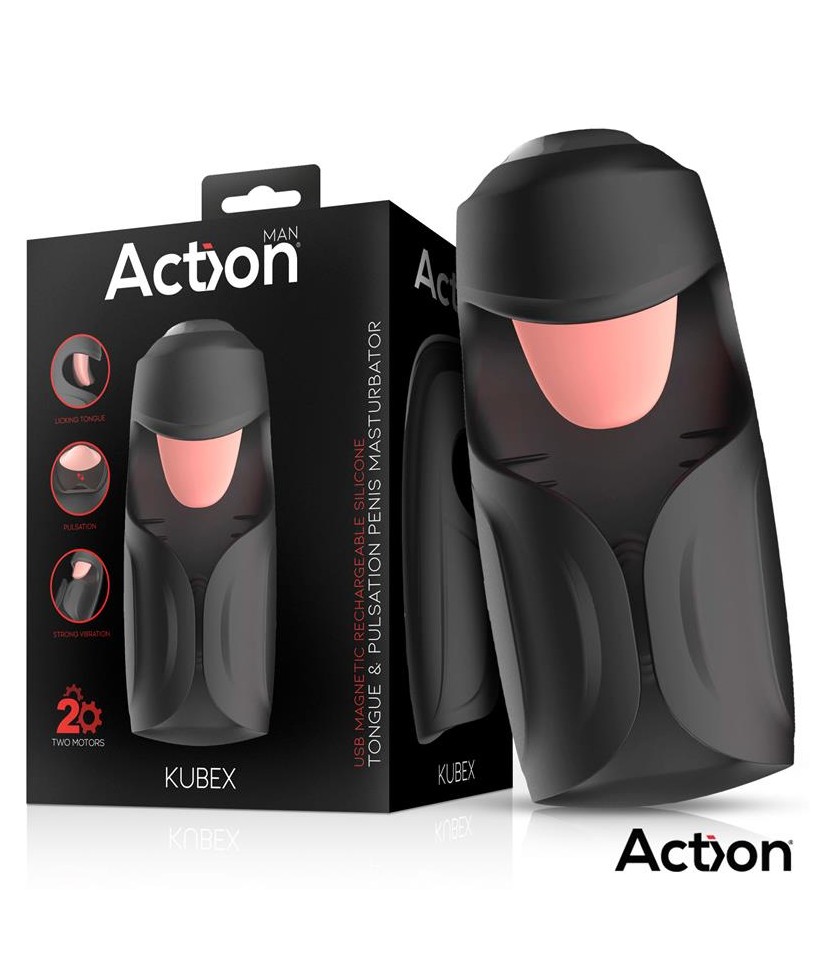 Kubex Masturbador con Lengua Pulsacion y Vibracion