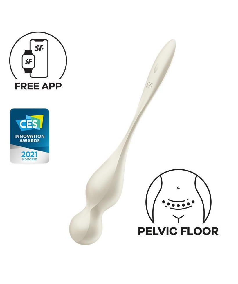 Love Birds 1 Bolas Kegel con APP Blanco