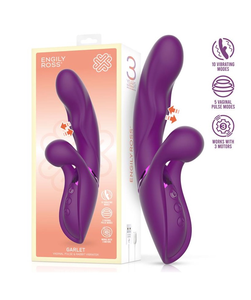 Garlet Vibrador con Bola de Pulsacion 3 Motores