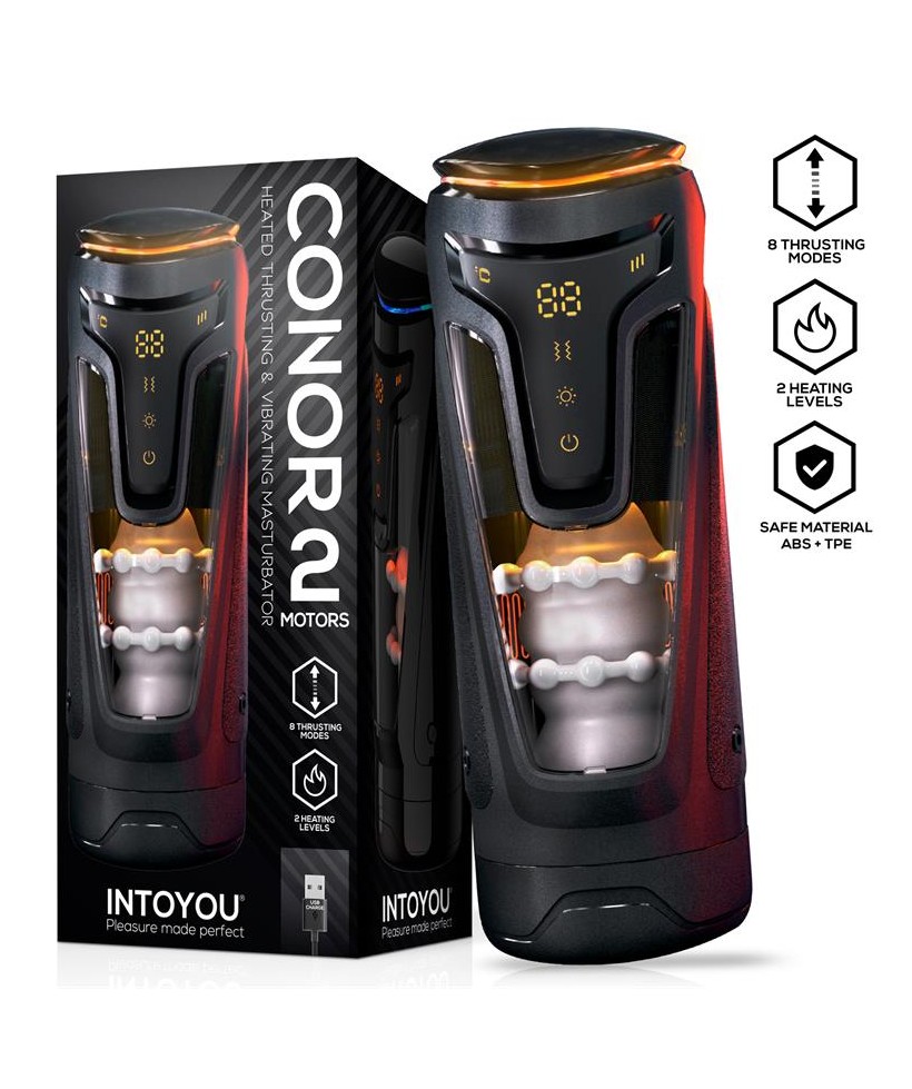 Conor Masturbador Masculino con Thrusting Vibracion y Calor