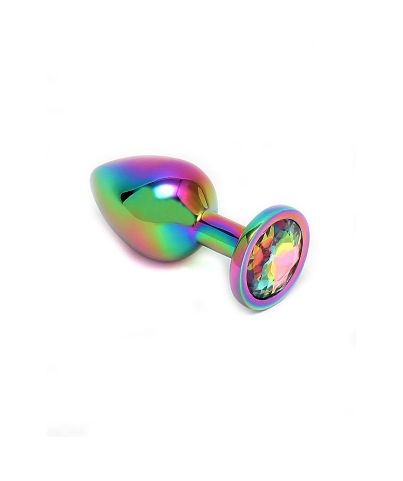 Plug anal con joya Arcoiris Pisa Rainbow