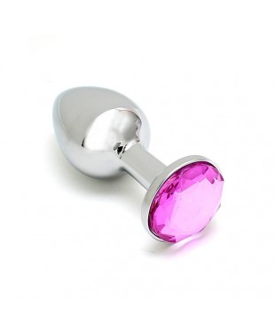 Plug Anal de Metal Sofia Joya Rosa