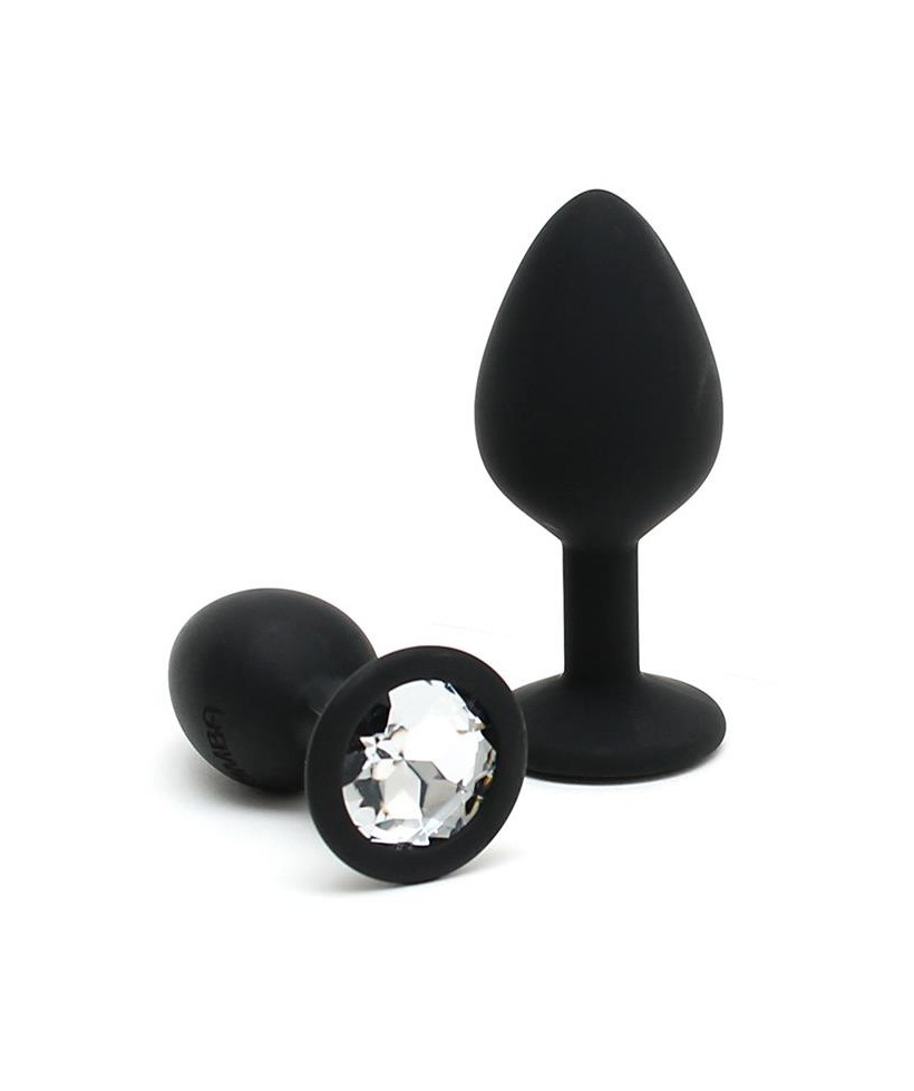 Set de 2 Plugs con Joya Berlin Negro