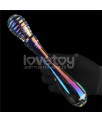 Dildo de Cristal que Brilla en la Oscuridad Twilight Gleam Twin Pleasures