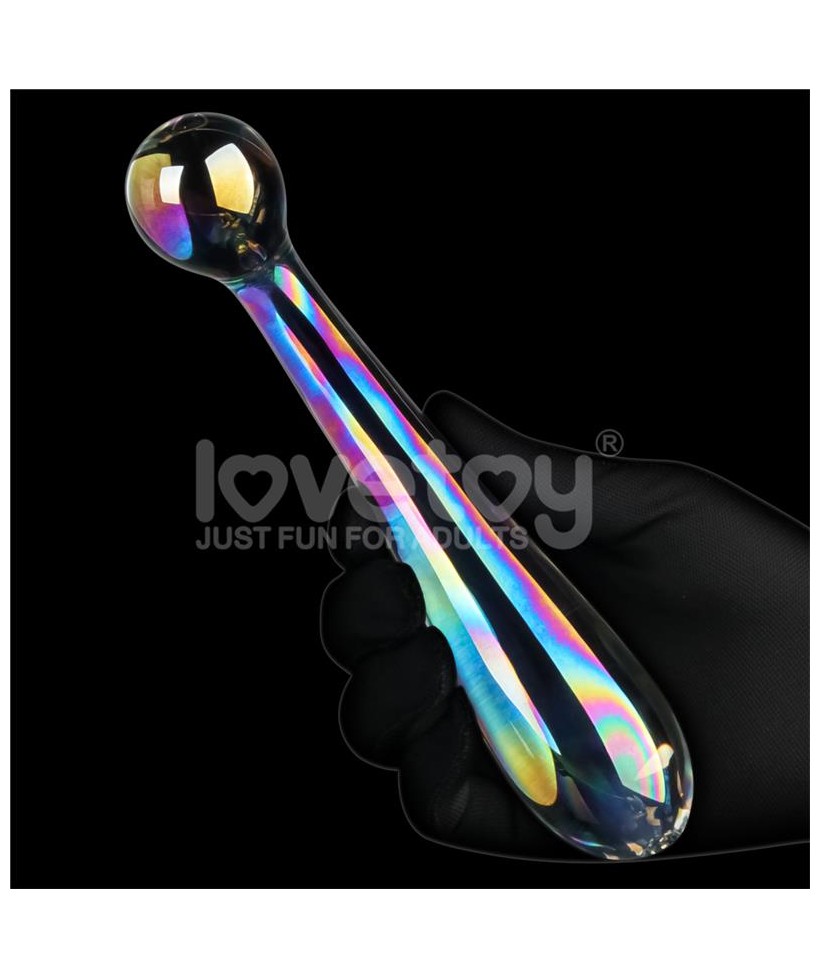 Dildo de Cristal que Brilla en la Oscuridad Twilight Gleam Alluring Arc