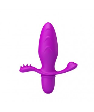 Plur Anal con Vibración Fitch Color Púrpura