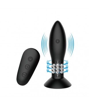 Plug Anal Inflable con Vibración y Rotación